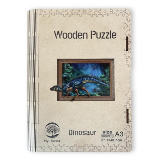 Dřěvěné puzzle - Dinosaurus A3