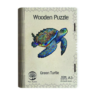 Dřěvěné puzzle - Želva A3