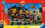 Ravensburger Kinderpuzzle 12001030 - Unsere Retter im Einsatz - 15 Teile Fireman Sam Rahmenpuzzle für Kinder ab 3 Jahren