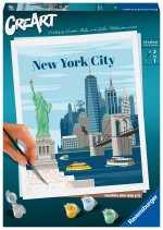 Ravensburger CreArt - Malen nach Zahlen 23686 - Colorful New York City - ab 12 Jahren