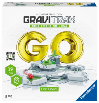 Ravensburger GraviTrax GO Explosive. Kombinierbar mit allen GraviTrax Produktlinien, Starter-Sets, Extensions & Elements, Konstruktionsspielzeug ab 8