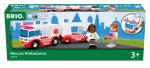 BRIO World - 36035 Rettungswagen | Zugset-Zubehör für Kinder ab 3 Jahren