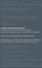 KI sagt, wir Menschen meinen...