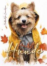 Herbst Hunde Malbuch für Erwachsene