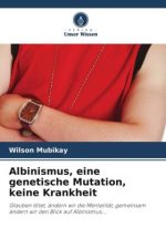 Albinismus, eine genetische Mutation, keine Krankheit