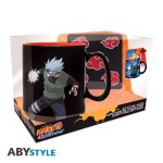NARUTO SHIPPUDEN - Gift set Mug Heat Change 460ml + Coaster Akatsuki*