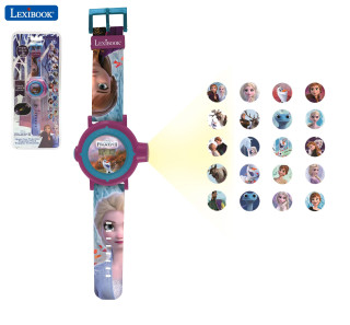 Zegarek projektor Frozen z 20 obrazami do wyświetlenia DMW050FZ