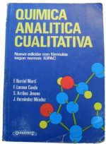 QUIMICA ANALITICA CUALITATIVA