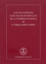 ACTO DE INVESTIDURA COMO DOCTOR HONORIS CAUSA DE LA UNIVERSI