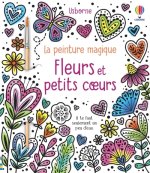 Fleurs et petits coeurs - La peinture magique