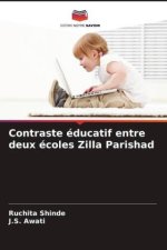 Contraste éducatif entre deux écoles Zilla Parishad