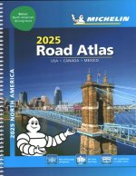 Michelin North America Road Atlas 2025: USA - Canada - Mexico