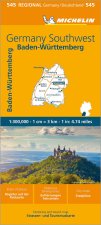 Michelin Map Germany: Southwest Map 545