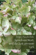 Sprich ein Wort, weil die Zeit zerrinnt!