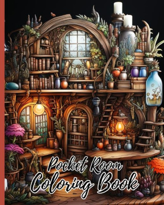 Pocket Room Coloring Book For Adults