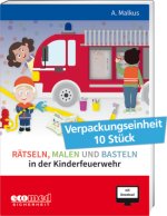 Rätseln, Malen und Basteln in der Kinderfeuerwehr, m. 1 Buch, m. 1 Online-Zugang