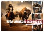 Native americans accompanied (Wall Calendar 2024 DIN A4 landscape), CALVENDO 12 Month Wall Calendar