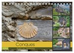 Conques ist eine wichtige Station am französischen Jakobsweg (Tischkalender 2024 DIN A5 quer), CALVENDO Monatskalender