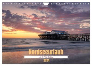 Nordseeurlaub in St. Peter-Ording (Wandkalender 2024 DIN A4 quer), CALVENDO Monatskalender