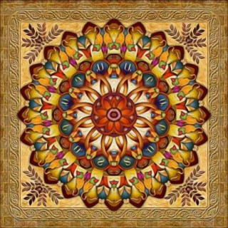 Diamantovďż˝ obrďż˝zek 7D - Mandala 30 x 30 cm