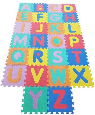 Pďż˝novďż˝ puzzle Abeceda 26 ks