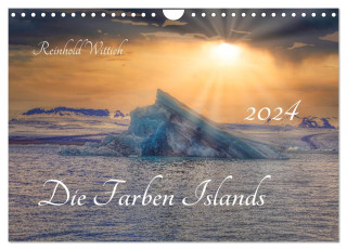 Die Farben Islands (Wandkalender 2024 DIN A4 quer), CALVENDO Monatskalender