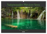 Naturwunder Plitvicer Seen (Wandkalender 2024 DIN A2 quer), CALVENDO Monatskalender