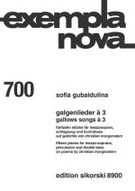Gallows Songs à 3