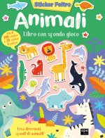 Animali. Sticker feltro