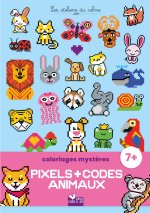 Coloriages mystères pixels et codes Animaux