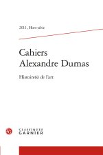 Cahiers alexandre dumas 2011, hors-série - histoire(s) de l'art