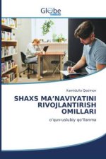 SHAXS MA'NAVIYATINI RIVOJLANTIRISH OMILLARI