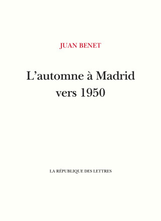 L'automne à Madrid vers 1950