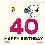 Peanuts Geschenkbuch: Happy Birthday zum 40. Geburtstag