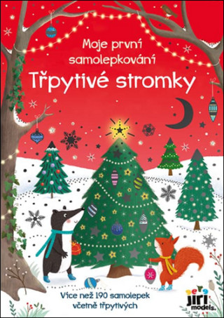 Moje první samolepkování Třpytivé stromky