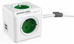 PowerCube Extended USB 1,5 m GREEN