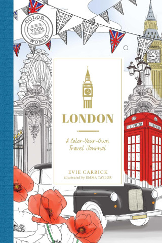 London: A Color-Your-Own Travel Journal