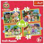 Puzzle 4w1 Cocomelon Poznaj bohaterów  34647