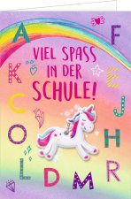 Grußkarte - Viel Spaß in der Schule!