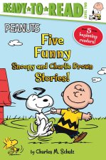 Five Funny Snoopy and Charlie Brown Stories!: Let's Go to the Library!; Time for School, Charlie Brown; Snoopy and Woodstock; Snoopy, First Beagle on