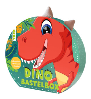 Dino-Bastelbox. Mit Anleitungen, Bastelmaterial und Mitmachbuch