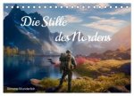 Die Stille des Nordens (Tischkalender 2024 DIN A5 quer), CALVENDO Monatskalender