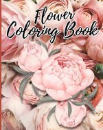 Flower Coloring Book for Kids Ages 8-12