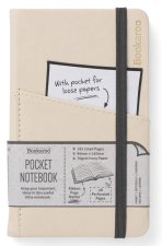 Bookaroo Pocket Notebook (A6) Journal - Cream