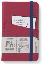 Bookaroo Pocket Notebook (A6) Journal - Dark Red