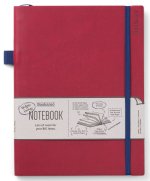 Bookaroo Bigger Things Notebook Journal - Dark Red