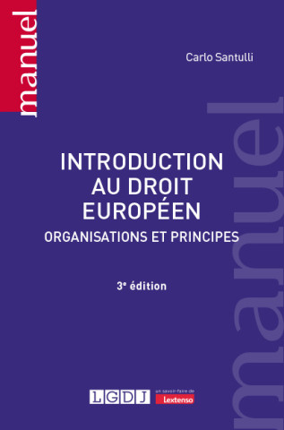 Introduction au droit européen, 3e édition