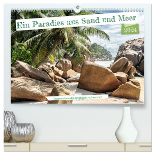 Ein Paradies aus Sand und Meer (hochwertiger Premium Wandkalender 2024 DIN A2 quer), Kunstdruck in Hochglanz