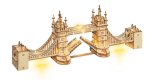 Puzzle 3D Tower Bridge 113 dílků, svítící, dřevěné