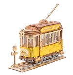 Puzzle 3D Tramvaj 145 dílků, dřevěné